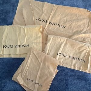 Louis Vuitton Beige Dust Bag Collection